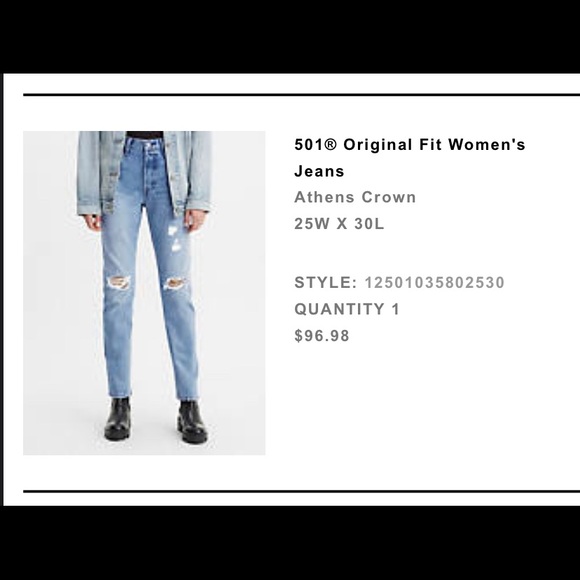 Levi’s 501 Original Fit - Picture 1 of 9